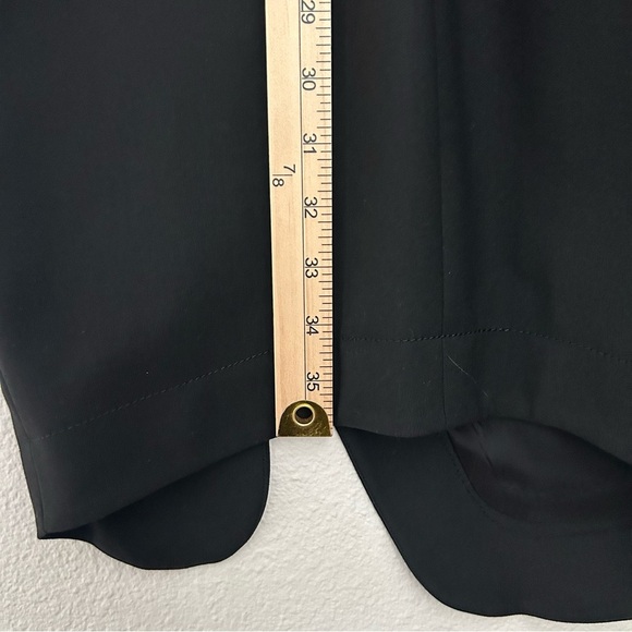 Elizabeth and James Sheath Midi Dress Racerback Asymmetrical Hem Olsen Size 6 - Picture 7 of 13